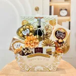 Giỏ Quà Tết Có 4 Màu Đủ Vị - Quà Tặng Tết Sang Trọng - Quà Trang Trí Tết - Giỏ Quà Tết