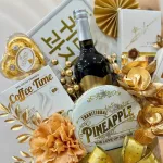 Giỏ Quà Tết Vàng Kim - Quà Tặng Tết Sang Trọng - Quà Trang Trí Tết