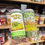 Đậu Hà Lan Ngũ Vị Thơm Ngon 450g (sầu riêng - phô mai - sữa dừa - wasabi - tỏi ớt ) Hộp