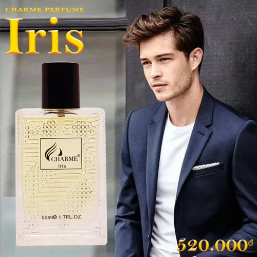 Nước Hoa Nam Charme Iris 50ml