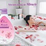 Sữa Tắm Nước Hoa Charme Miracle 1000ml Hương Hoa Hồng
