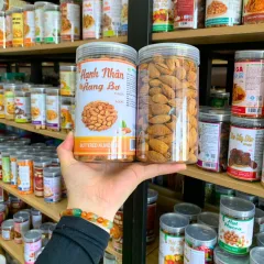 Hạnh Nhân Rang Bơ Loại Vỏ Mỏng 400g - Hũ Pet