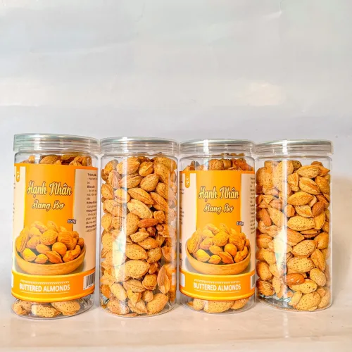 Hạnh Nhân Rang Bơ Thơm Ngon 450g Hộp
