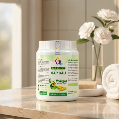 Hấp Dầu Collagen Bơ T&T Beauty Avocado Scent 1000ml