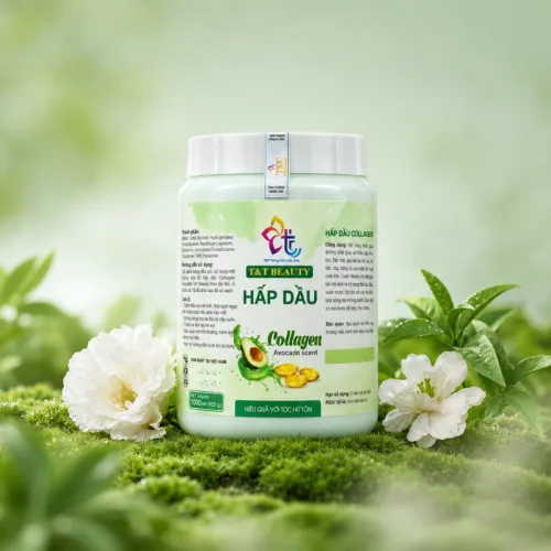 Hấp Dầu Collagen Bơ T&T Beauty Avocado Scent 1000ml