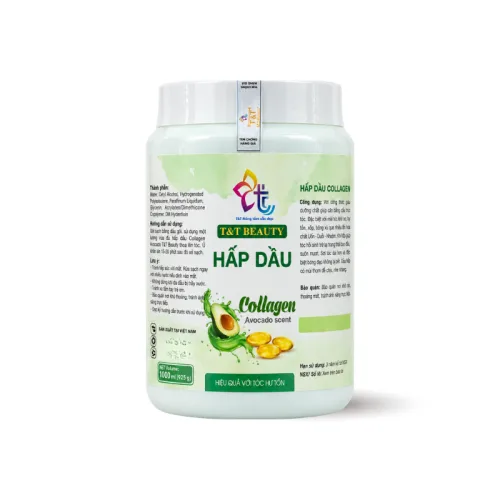 Hấp Dầu Collagen Bơ T&T Beauty Avocado Scent 1000ml
