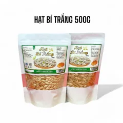 Hạt Bí Trắng Túi Zip 500g