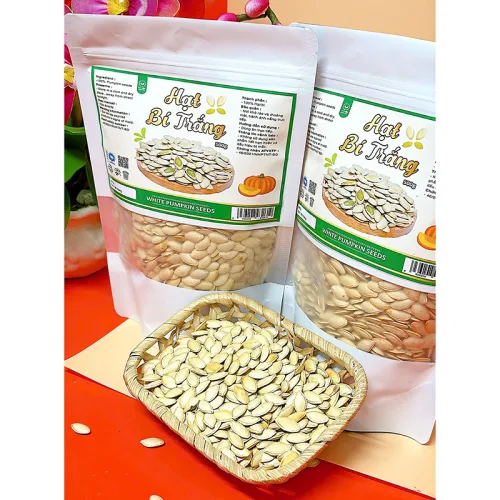 Hạt Bí Trắng Túi Zip 500g