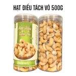 Hạt Điều Rang Muối Tách Vỏ 500g Hộp Pet