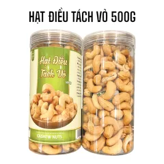 Hạt Điều Rang Muối Tách Vỏ 500g Hộp Pet