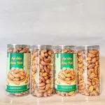 Hạt Điều Cồ A Rang Muối Nguyên Hạt Vỏ Lụa (Loại xuất khẩu) 500g Hộp