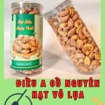 Hạt Điều Cồ A Rang Muối Nguyên Hạt Vỏ Lụa (Loại xuất khẩu) 500g Hộp
