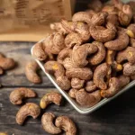 Hạt Điều Cồ A Rang Muối Nguyên Hạt Vỏ Lụa (Loại xuất khẩu) 500g Hộp
