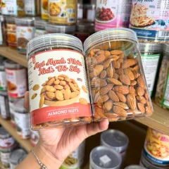 Hạt Hạnh Nhân Sấy Tách Vỏ Thơm Ngon 350g - Hũ Pet