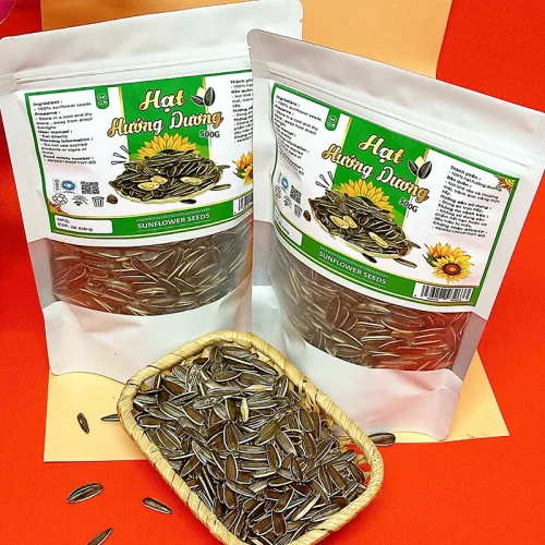 Hạt Hướng Dương Túi Zip Trắng Sữa 500g