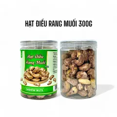Hạt Điều Rang Muối Thơm Ngon Hộp Pet 300g