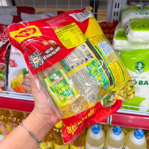 Hạt Nêm Meizan 450g - Hạt Nêm Maggi Nấm Hương Tự Nhiên - Tặng 1 Chai Dầu  Đậu Nành Meizan 250ml