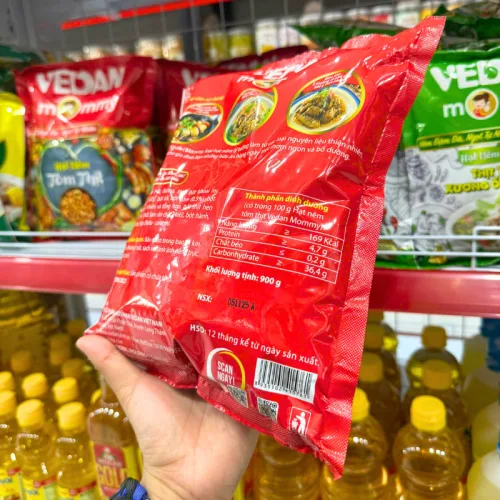 Hạt Nêm MOMMY VEDAN Tôm Thịt Bịch Đỏ 900g