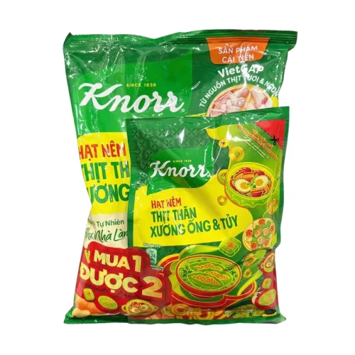 Hạt Nêm Thịt Thăn Xương Ống KNORR 900g - Tặng Kèm Gói Nhỏ 136g
