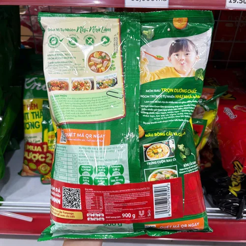 Hạt Nêm Thịt Thăn Xương Ống KNORR 900g - Tặng Kèm Gói Nhỏ 136g