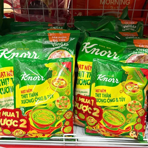 Hạt Nêm Thịt Thăn Xương Ống KNORR 900g - Tặng Kèm Gói Nhỏ 136g