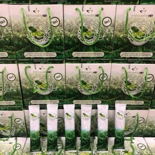 "HÔ BIẾN" 1Kg SAU 10 LY CÀ PHÊ XANH