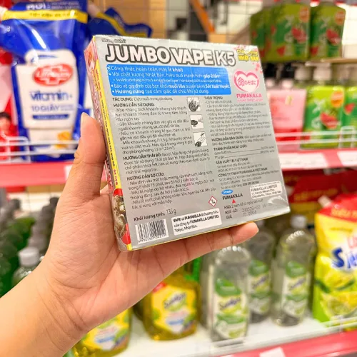 Hộp 10 Khoanh Nhang Muỗi Jumbo Vape Bạc Chất Lượng Nhật Bản
