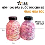 Hộp 1000 Dây Buộc Tóc Mini Cho Bé