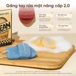 Hộp 3 Miếng Bông Mút Rửa Mặt Bọt Biển Clean Easy To Clean Amortals (Có Chữ)
