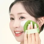 Hộp 3 Miếng Bông Mút Rửa Mặt Bọt Biển Xunfuji (Không Chữ)