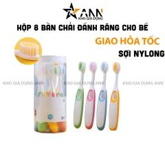 Hộp 8 Bàn Chải Đánh Răng Cho Bé - Bàn Chải Vệ Sinh Răng Miệng