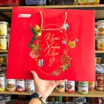 Hộp Bánh Tết Mayora Khai Xuân - Bộ Quà Tết Khai Xuân Như Ý Mayora Hộp 837g Gồm 5 Món