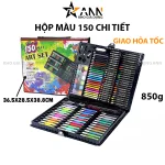 Hộp Bút Màu 150 Chi Tiết - Hộp Màu Cho Bé - Thiết Kế Đẹp Mắt Chất Liệu An Toàn 28.5x36.5x3.8cm
