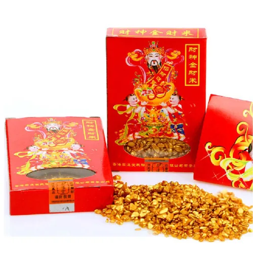 Hộp Gạo Vàng Thần Tài Phong Thuỷ Chiêu Tài Lộc