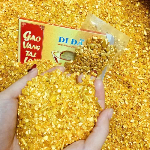 Hộp Gạo Vàng Thần Tài Phong Thuỷ Chiêu Tài Lộc