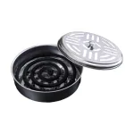 Hộp Inox Đựng Hương Muỗi Có Nắp 14.5x3,5cm