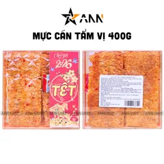 Hộp Mực Cán Tẩm Vị Ngôi Sao Lớn 400G Hộp Quà Tết 2026
