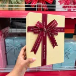 Hộp Quà Giấy Chữ Nhật Lớn Nhiều Màu Nắp Rời Có Thắt Nơ 16x21x7cm - Hộp Không Có Hoa Rơm Giao Ngẫu Nhiên