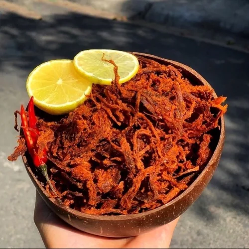 Hộp Quà Tết Khô Bò Xé Sợi Ngôi Sao 450g - Hộp Ngôi Sao Lớn