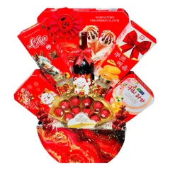 Hộp Quà Tết Sang Trọng – Set Quà Cao Cấp - Quà Trang Trí Tết - Giỏ Quà Tết