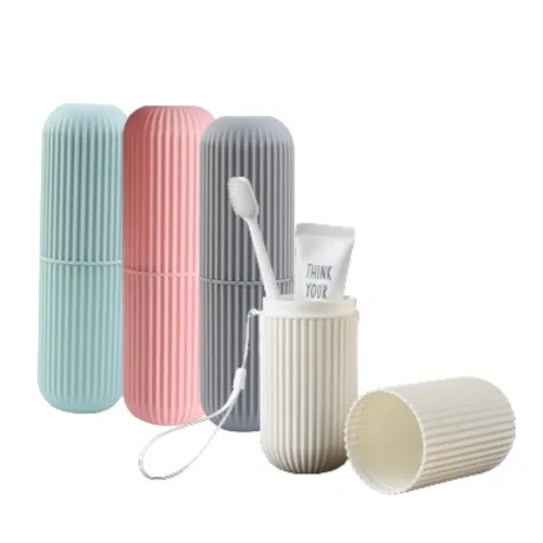 Hộp Đựng Bàn Chải Kem Đánh Răng - Ống Nhựa Đựng Bàn Chải Đánh Răng Khi Đi Du Lịch 19cm