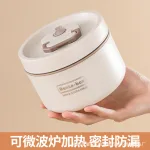 Hộp Đựng Cơm 3 Ngăn Kèm Túi Đựng Cơm Có Thìa Muỗng Tiện Lợi 14x22.2cm