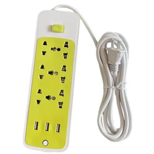 Ổ Điện 3 Cổng Sạc USB Ổ Cắm Điện Đa Năng 22x7x2.2cm