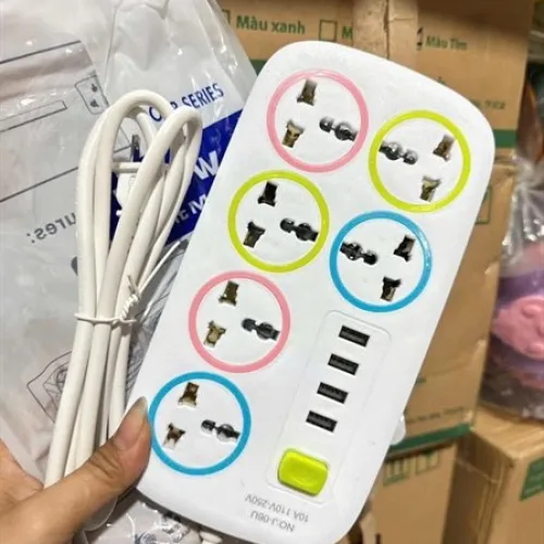 Ổ Điện 6 Lỗ Dây Dài 88cm