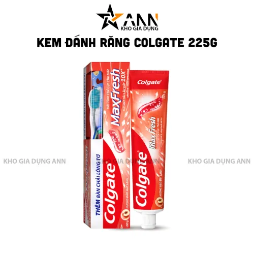 Kem đánh răng Colgate Maxfresh đi cùng bàn chải trong cùng hộp