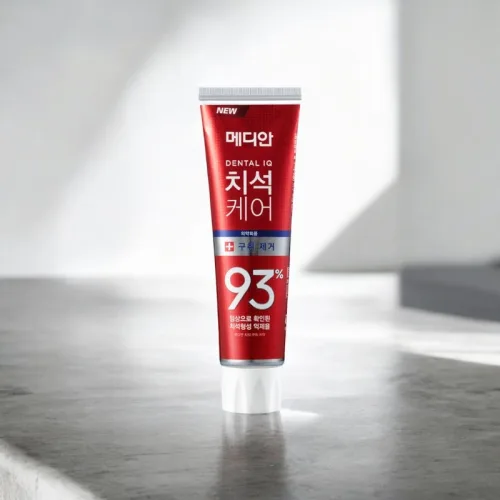 Kem Đánh Răng Median Màu Đỏ Dental IQ 93% Tartar Toothpaste Badbreath 120g
