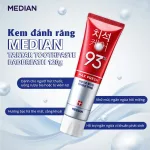 Kem Đánh Răng Median Màu Đỏ Dental IQ 93% Tartar Toothpaste Badbreath 120g