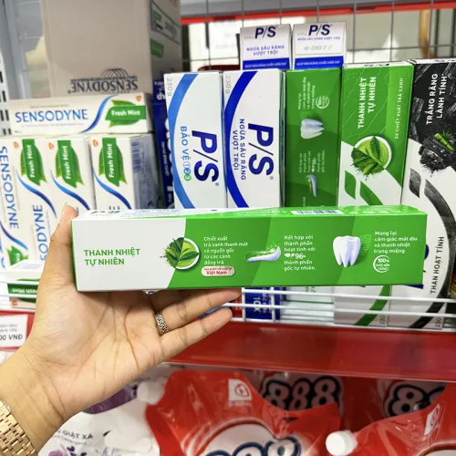 Kem Đánh Răng P/S Trà Xanh Thanh Nhiệt Tự Nhiên 230g