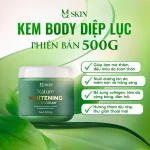 Kem Body Diệp Lục Mq Skin 500g - Kem Body Mqskin Nature Whitening Body Cream Chính Hãng