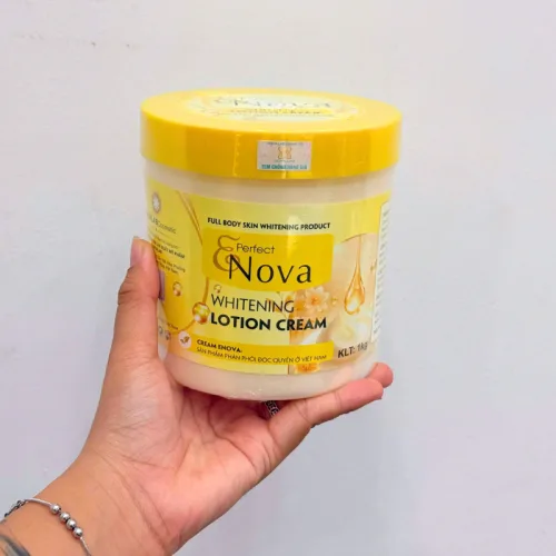 Kem Body Enova Perfect Whitening Ltion Cream Màu Vàng 1kg Dưỡng Sáng Da Body